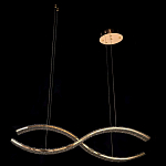 Люстра волнистой формы с фактурным хрустальным плафоном Light Delight варинант исполнения - 4 | Loft Concept в Казани