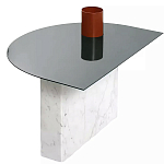 Дизайнерский журнальный стол с рельефным основанием Dutynor варинант исполнения - 2 | Loft Concept в Казани