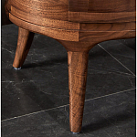 Прикроватный столик из дерева с 2-мя ящиками Moon Walnut Furniture варинант исполнения - 7 | Loft Concept в Казани