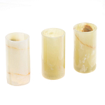 Ваза настольная цилиндрической формы из оникса Stone Vase варинант исполнения - 2 | Loft Concept в Казани