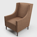 Мебельная ткань Шенилл терракотовый цвет 142 см T4-58 варинант исполнения - 5 | Loft Concept в Казани