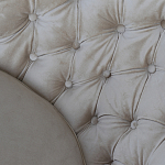 Кресло вращающееся велюровое кремовое Rotation варинант исполнения - 2 | Loft Concept в Казани