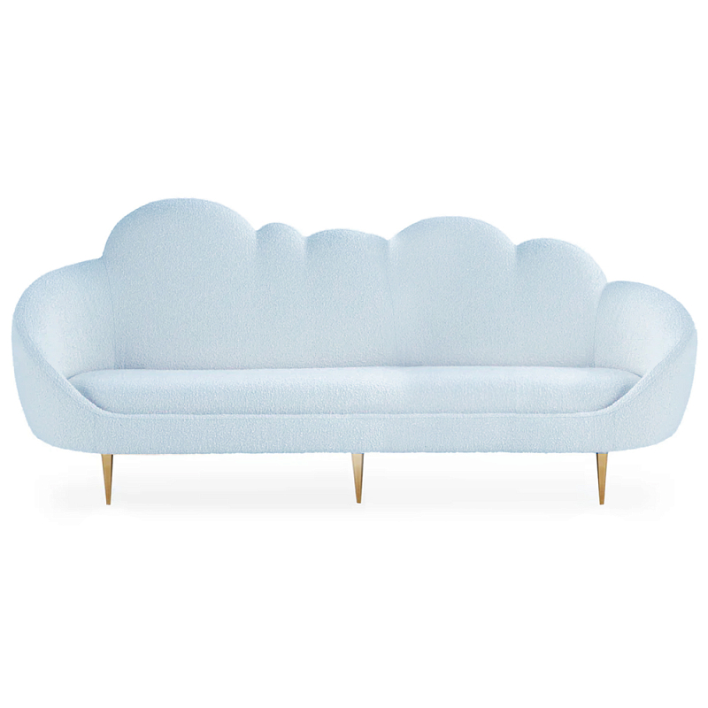 Уникальный диван для детской Soft Cloud трехместный Голубой Белый Розовый Золотой Уникальный диван для детской Soft Cloud трехместный Голубой Белый Розовый Золотой в Казани | Loft Concept