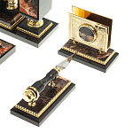 Настольный письменный набор из яшмы и долерита с декором в виде коня Manager Organizer варинант исполнения - 7 | Loft Concept в Казани