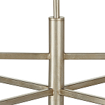 Люстра с 6-ю белыми матовыми плафонами из стекла в форме цилиндра Longitude варинант исполнения - 2 | Loft Concept в Казани