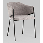 Стул Brace букле серый варинант исполнения - 1 | Loft Concept в Казани