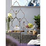 Конфетница прозрачная стеклянная на бронзовых ножках в виде морских коньков с крышкой в виде ракушки Eden Garden варинант исполнения - 6 | Loft Concept в Казани