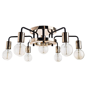 Потолочный светильник Loft Industrial Glossy Gold Ceiling