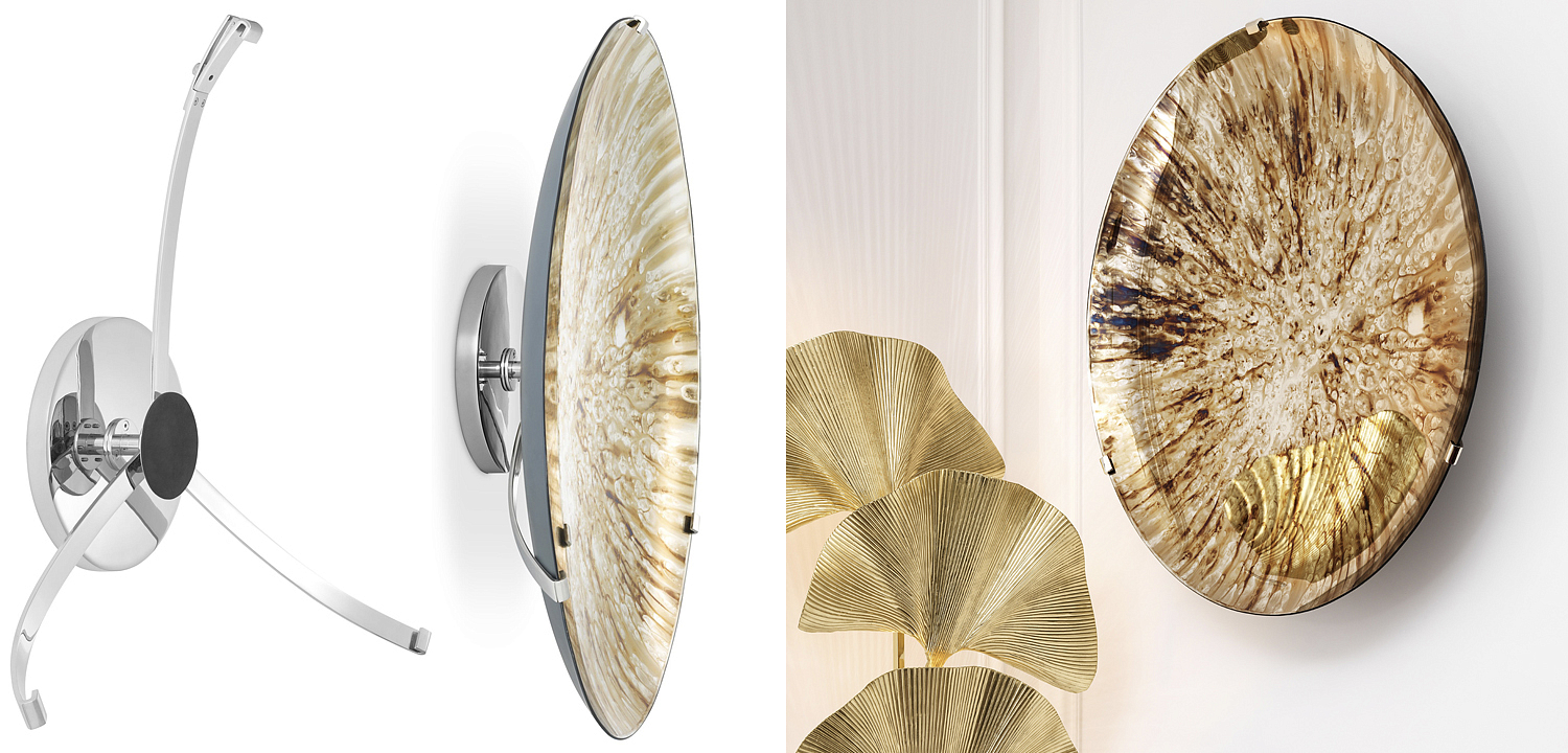 Настенный декор Eichholtz Wall Object Laguna S antique gold Настенный декор Eichholtz Wall Object Laguna S antique gold - Loft-Concept в Казани