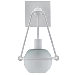 Бра белое с матовым стеклянным плафоном в форме шара White Lighthouse варинант исполнения - 3 | Loft Concept в Казани