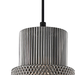 Подвесной светильник со стеклянным рифленым плафоном цилиндрической формы Eliara 13 варинант исполнения - 12 | Loft Concept в Казани