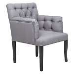 Кресло Addison Chic Armchair grey flax варинант исполнения - 1 | Loft Concept в Казани