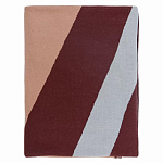 Плед из хлопка с геометрическим рисунком Elan Stripe Addison варинант исполнения - 5 | Loft Concept в Казани