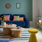 Настенное зеркало в зеленой раме Nya Green Mirror варинант исполнения - 5 | Loft Concept в Казани