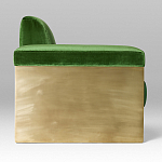 Эксклюзивный Диван в стиле Арт-деко Phoenix с элегантными латунными элементами  варинант исполнения - 2 | Loft Concept в Казани