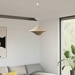 Подвесной вязаный бежевый светильник «Звезда Востока 01» варинант исполнения - 2 | Loft Concept в Казани