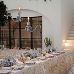 Подвесной светильник стеклянный в виде канделябра Curved Glass Chandelier варинант исполнения - 7 | Loft Concept в Казани