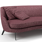 Мебельная ткань Шенилл фиолетовый цвет 138 см T4-25 варинант исполнения - 4 | Loft Concept в Казани