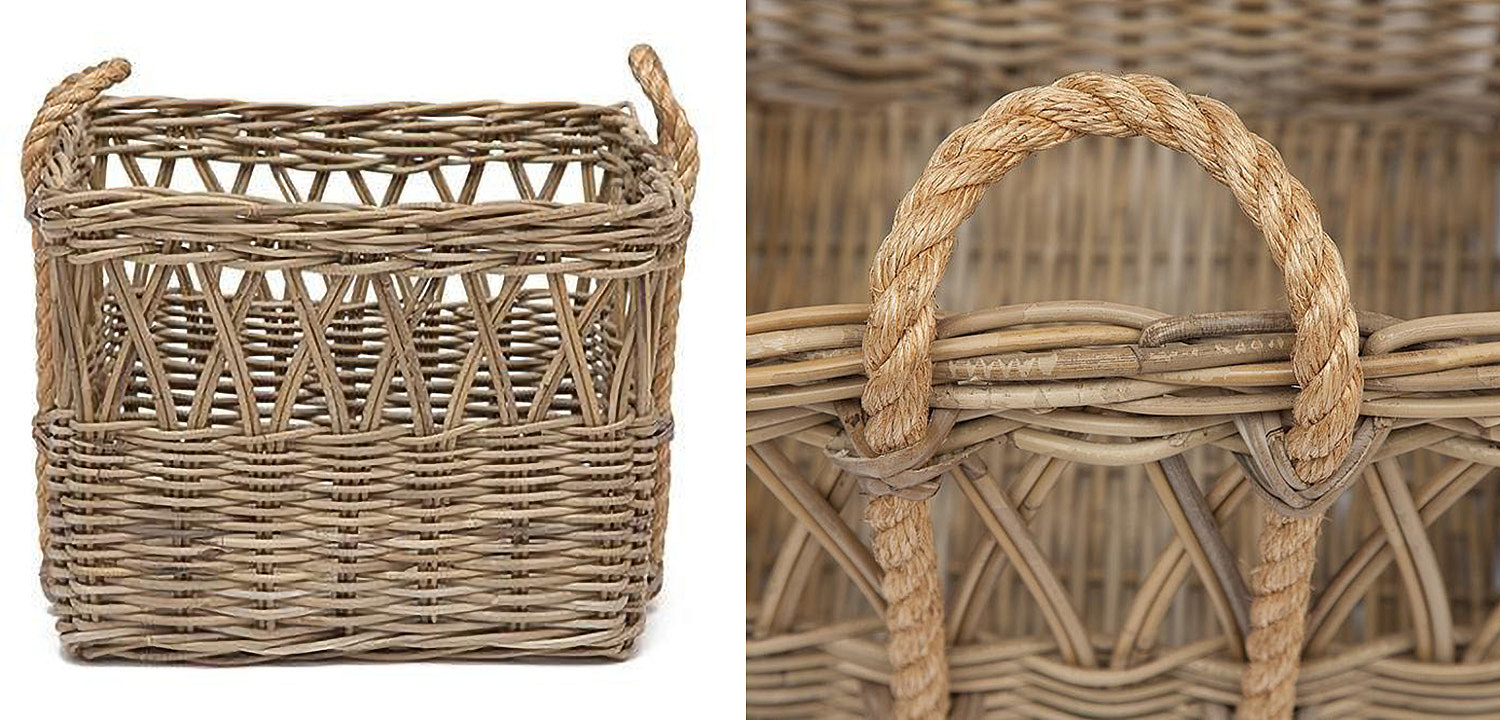 Корзина из ротанга Rattan Wicker Basket Корзина из ротанга Rattan Wicker Basket - Loft-Concept в Казани