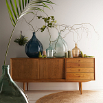 Ваза-бутыль из стекла TRANSPARENT FORMS 56 варинант исполнения - 12 | Loft Concept в Казани