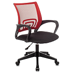 Офисное кресло с основанием из черного пластика Desk chairs Red варинант исполнения - 1 | Loft Concept в Казани