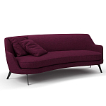 Мебельная ткань Шенилл фиолетовый цвет 138 см T4-27 варинант исполнения - 6 | Loft Concept в Казани