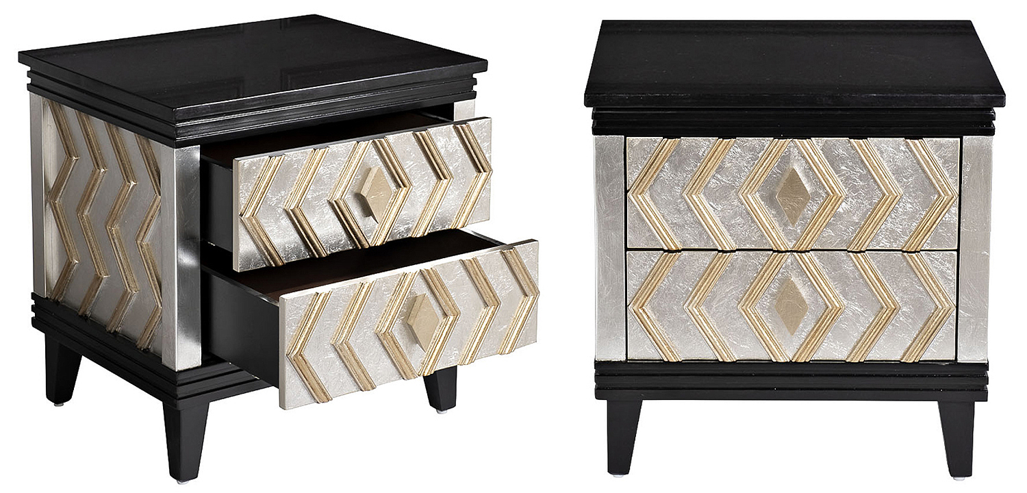 Тумба с каменной столешницей Birgit Nightstand Тумба с каменной столешницей Birgit Nightstand - Loft-Concept в Казани