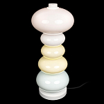 Настольная лампа из стеклянных сфер в пастельных тонах Высота 48 см Pastel Lunaria варинант исполнения - 3 | Loft Concept в Казани