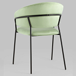 Стул в велюре фисташкового цвета Horizon варинант исполнения - 5 | Loft Concept в Казани