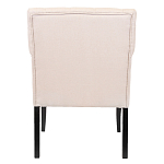 Кресло Addison Chic Armchair beige flax варинант исполнения - 2 | Loft Concept в Казани