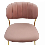 Стул Singer Chair без подлокотников Розовый Велюр варинант исполнения - 5 | Loft Concept в Казани