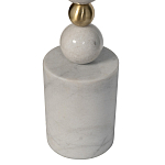 Торшер мраморный с белым абажуром Floor lamp Jewelry варинант исполнения - 2 | Loft Concept в Казани