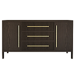 Буфет Primo с тремя ящиками и двумя фасадами Темный орех варинант исполнения - 9 | Loft Concept в Казани