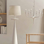 Торшер белый с фигурным каркасом Bleached Element варинант исполнения - 3 | Loft Concept в Казани