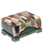 Шкатулка с мозаикой из натуральных камней Stone Casket варинант исполнения - 1 | Loft Concept в Казани