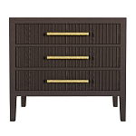 Тумба Primo  с тремя ящиками шпон темный орех варинант исполнения - 1 | Loft Concept в Казани