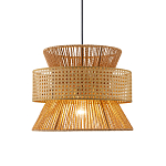 Подвесной светильник с абажуром из натуральных материалов Light Inside the Cell варинант исполнения - 1 | Loft Concept в Казани