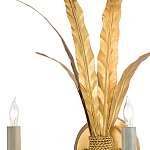 Бра с каркасом в виде пучка золотых перьев Bunch of Feathers варинант исполнения - 1 | Loft Concept в Казани