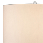 Настольная лампа стеклянная с тканевым абажуром Edges варинант исполнения - 2 | Loft Concept в Казани