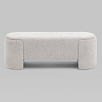 Банкетка Taks букле светло-серый варинант исполнения - 4 | Loft Concept в Казани