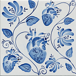 Плитка с узором Сердце варинант исполнения - 2 | Loft Concept в Казани