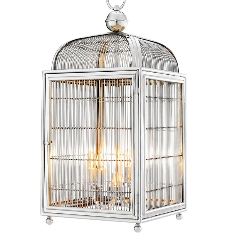 Люстра Lantern Falcon Nickel Никель в Казани | Loft Concept 