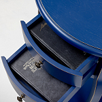 Синяя тумба на фигурных ножках Shelby варинант исполнения - 7 | Loft Concept в Казани