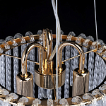 Люстра с подвесными рифлеными стеклянными трубками Nembus варинант исполнения - 18 | Loft Concept в Казани