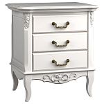 Тумба прикроватная белого цвета из массива бука в стиле прованс White Provence варинант исполнения - 3 | Loft Concept в Казани