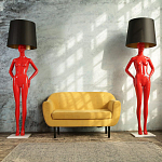 Лампа MANNEQUIN LAMP с абажуром созерцание силуэта варинант исполнения - 5 | Loft Concept в Казани