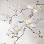 Обои Magnolia Canopy Colourway SC-288 on Natural Mica metallic silk варинант исполнения - 1 | Loft Concept в Казани