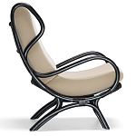 Дизайнерское кресло из ротанга Gio Ponti CONTINUUM D.163.7 BY BONACINA 1889 Armchair варинант исполнения - 7 | Loft Concept в Казани