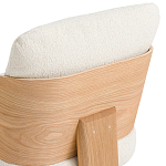 Кресло с каркасом из массива дуба Gallin Chair Boucle варинант исполнения - 6 | Loft Concept в Казани