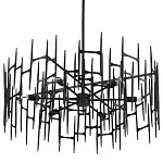 Люстра черная остроконечной формы Black Satin варинант исполнения - 5 | Loft Concept в Казани